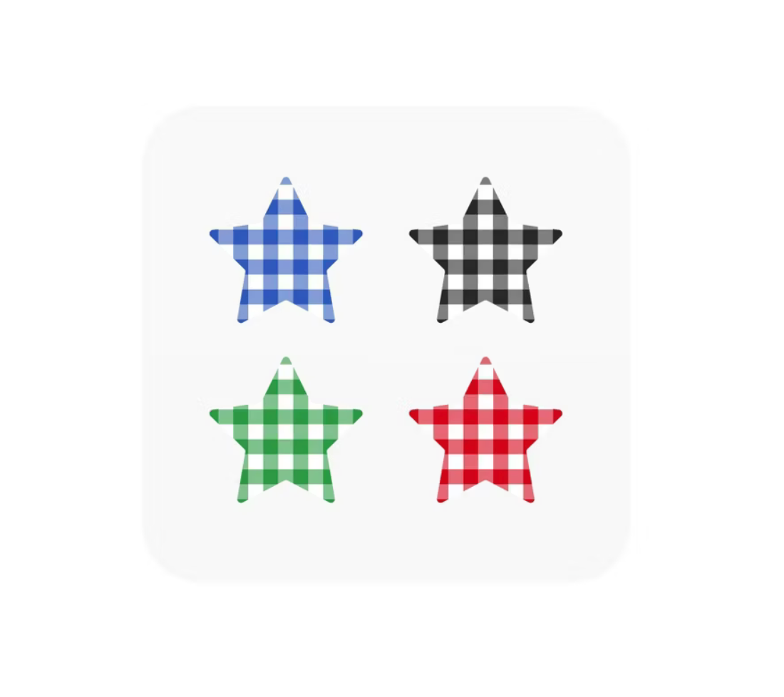 Starface Gingham Star Facial Pimple Patches
