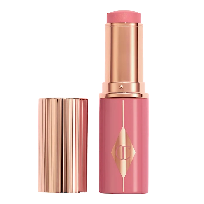 Charlotte Tilbury Unreal Lip + Cheek Glow Blush Stick with Hyaluronic Acid